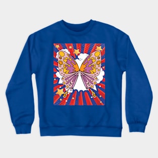 Beautiful Colorful Butterflies Crewneck Sweatshirt